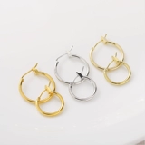 Серьги ручной работы, клипсы, аксессуар, аксессуары, 14 карат, 18 карат, золотой цвет