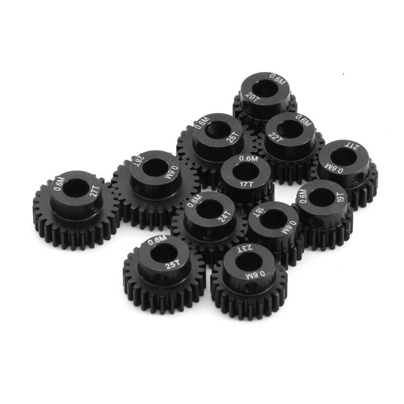 0.6 Mold Steel Motor Gear Motor Gear Tamiya Meijiaxin Modified Gear 3.175mm Hole and 5mm Hole