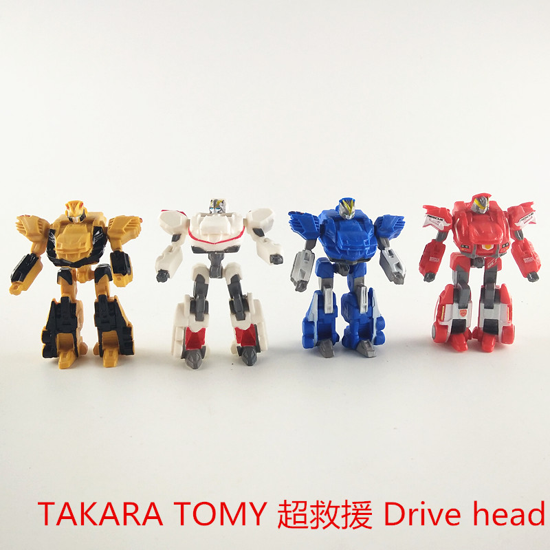 TAKARA TOMY SUPER RESCUE DRIVE HEAD MOTOR RESCUE EMERGENCY POLICE ROBOT TWIST EGG