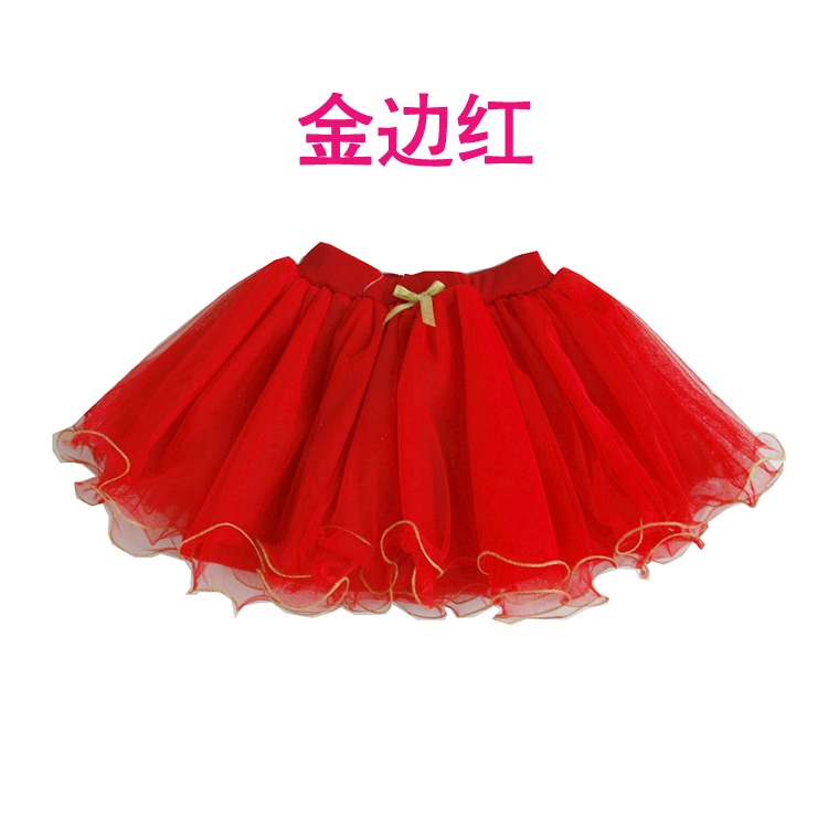 Mùa thu và mùa đông cô gái váy pettiskirt trẻ em cho thấy cô gái gạc cho thấy váy công chúa nhảy váy đỏ đầm trẻ em cao cấp