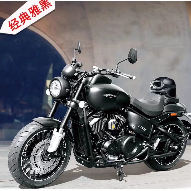 Rexrekadi RX3 круиз Принц Ретро мотоцикл V-образный двойной цилиндр 250cc двигатель можно сесть на лицензию