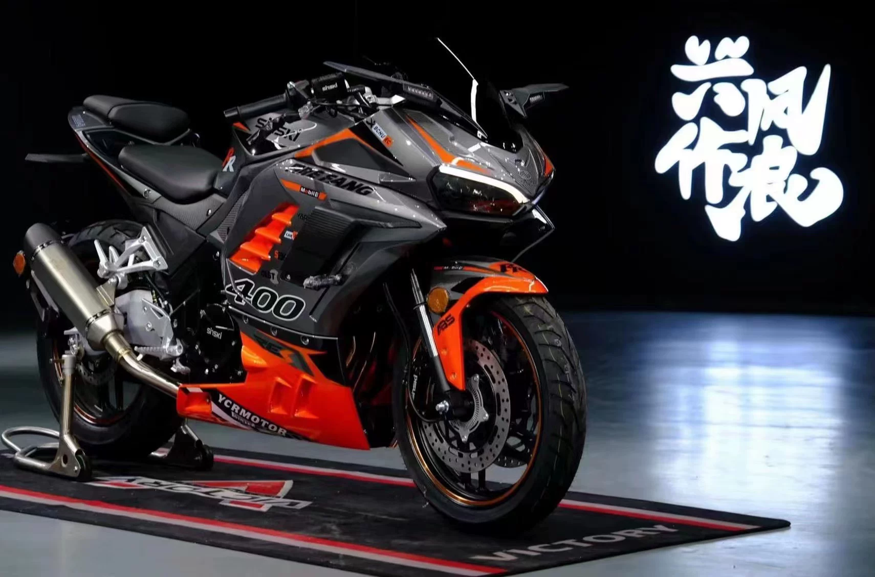 Fire зуб 400CC одинарная качалка двойной цилиндр водяное охлаждение спортивный автомобиль тяжёлыйIMITационный мотоцикл Национальная 4 полный транспорт можно зарегистрировать