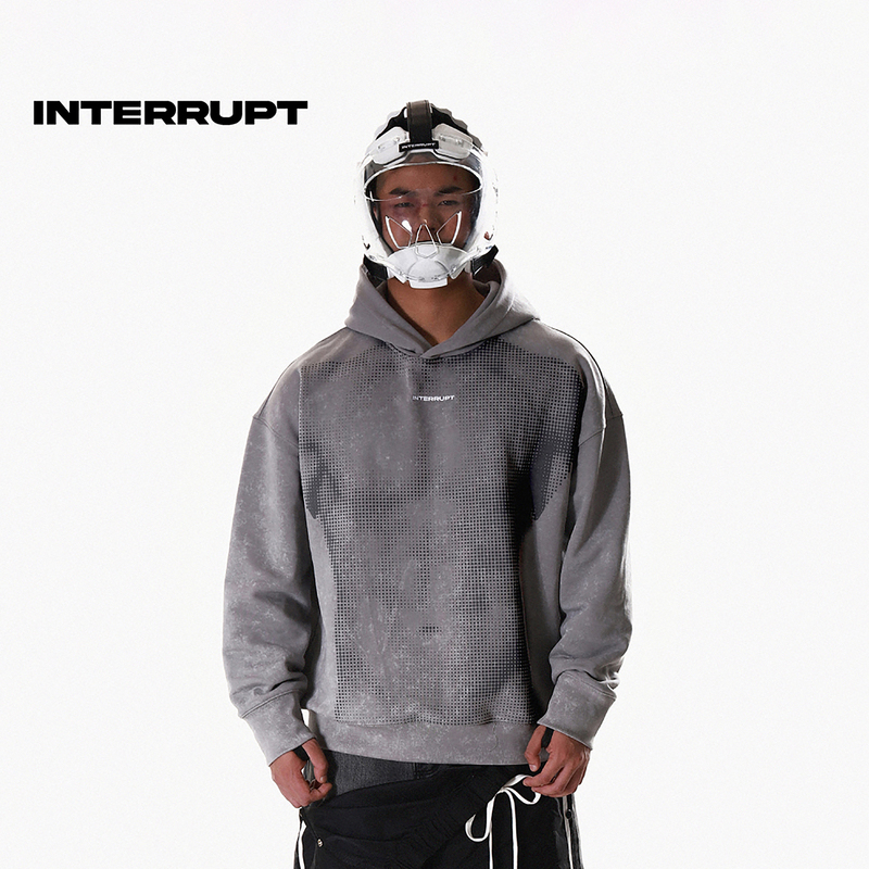 Interrupt2.0 Full-Print Sweatshirt, 500g Ultra-Heavy Fabric, Stereo Printing, Loose Fit Interrupt2.0 Full-Print Sweatshirt, 500g Ultra-Heavy Fabric, Stereo Printing, Loose Fit