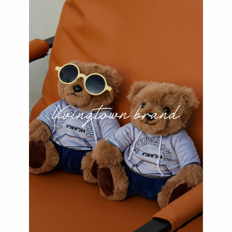 Livingtown Exclusive Custom Cute Teddy Bear Ornament Doll Plush Toy Hugable Bear Plushie Livingtown Exclusive Custom Cute Teddy Bear Ornament Doll Plush Toy Hugable Bear Plushie