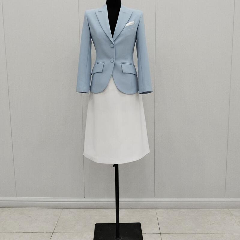 European, Korean Socialite Elegant Business Suit, Versatile Classy Professional Suit, Goddess Style Ceo Two-Button Jacket