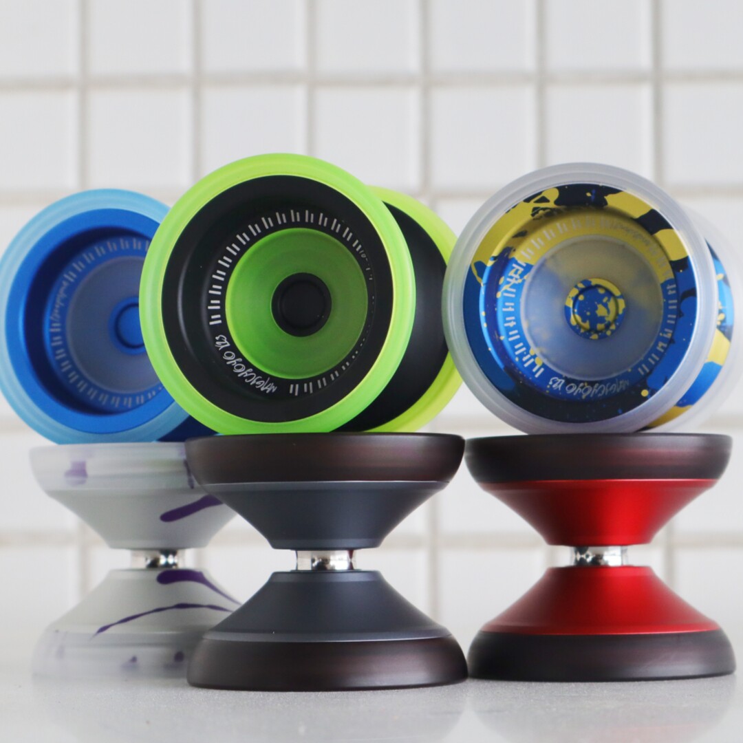 Yo-yo V13 трехструктурный ПК с наружным кольцом на верхнем пальце, ДНК для соревнований на призрачной руке, профессиональный конкурс fancy yo-yo 1A Изображение 1