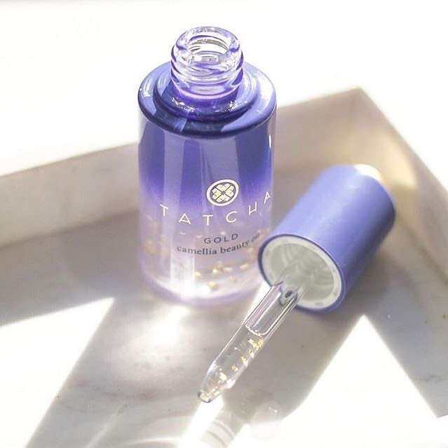 Spot American Tatcha24K luxury gold leaf camellia essence facial oil skin care oil 30ml moisturizing anti-aging