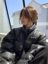 LIL CHER black collar Puskin cotton-padded clothes women autumn and winter Korean loose casual thick short bread clothes