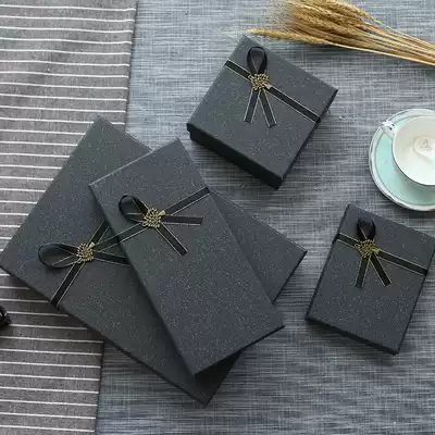 Father's Day rectangular gift box Business style packaging box Belt wallet Shirt packaging box