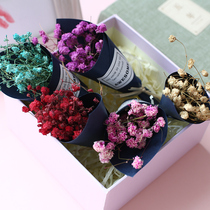 Mini starry hand-dried flower gift shooting props holiday gift small bouquet with hand gift