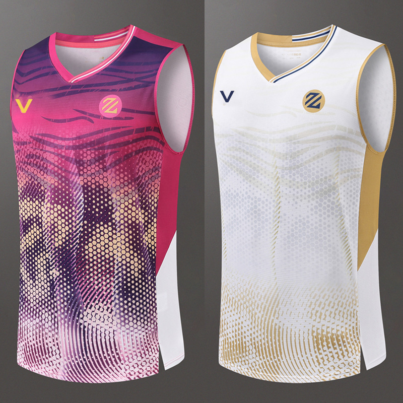 New Badminton Sleeveless Men's Vest Summer Breathable Competition Clothing Badminton Clothing Men's Competition Training Quick-Drying 853 New Badminton Sleeveless Men's Vest Summer Breathable Competition Clothing Badminton Clothing Men's Competition Training Quick-Drying 853