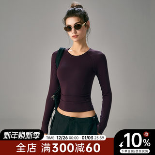 Choc для девочек, осенне-зимняя одежда для йоги с длинными рукавами, женская одежда для похудения, фитнес-одежда, дышащие спортивные топы для тренировок, пилатеса