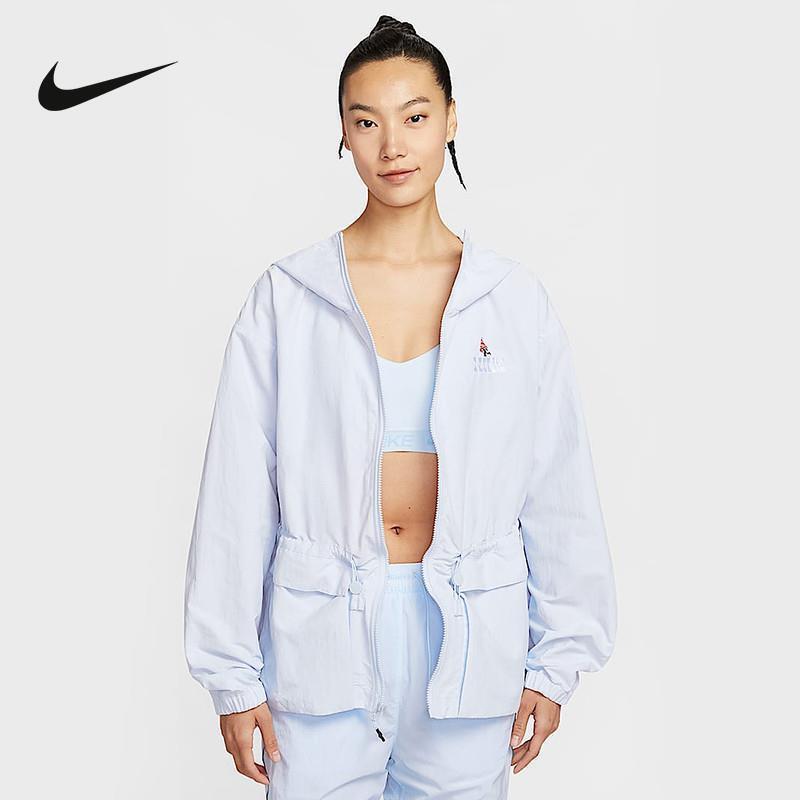 Nike Nike Jacket Women's 2025 Summer Sun Protection Clothing Water-Repellent Woven Windproof Hooded Jacket If0609-085 Nike Nike Jacket Women's 2025 Summer Sun Protection Clothing Water-Repellent Woven Windproof Hooded Jacket If0609-085