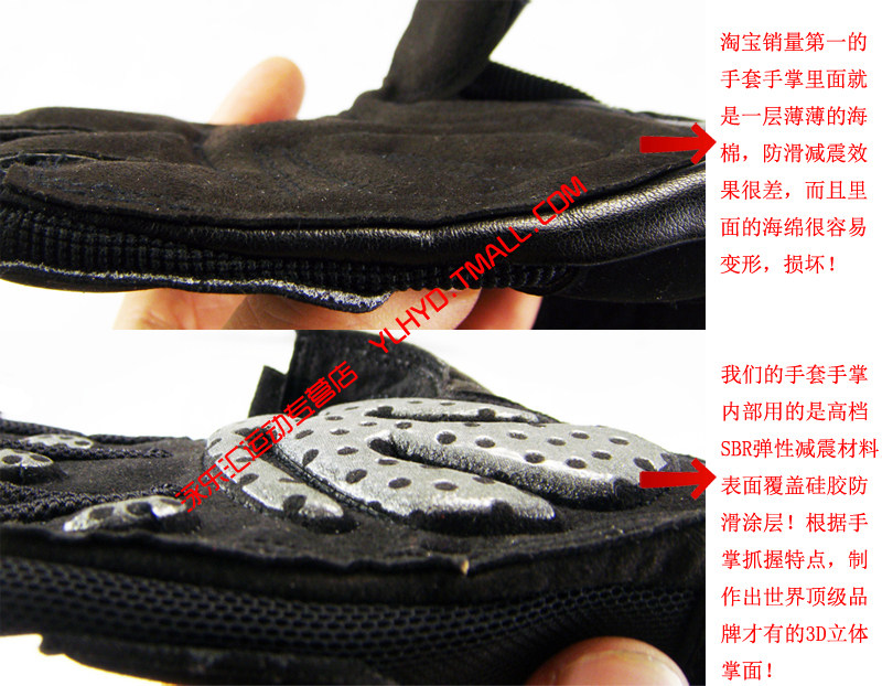 Gants pour vélo homme - Ref 2247032 Image 5