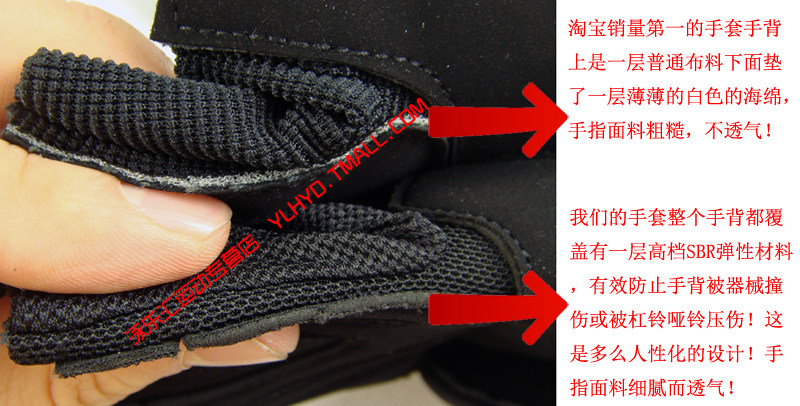 Gants pour vélo homme - Ref 2247032 Image 8