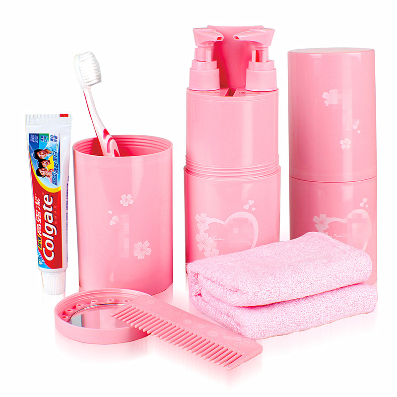 Creative Business Travel Wash Cup Suit for men and women Multi-functional portable travel bath Supplies Split Cups