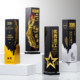 New High-End Trophy, Five-Pointed Star Crystal Trophy, High-End and Elegant Trophy, High-Grade Black Square Column Trophy