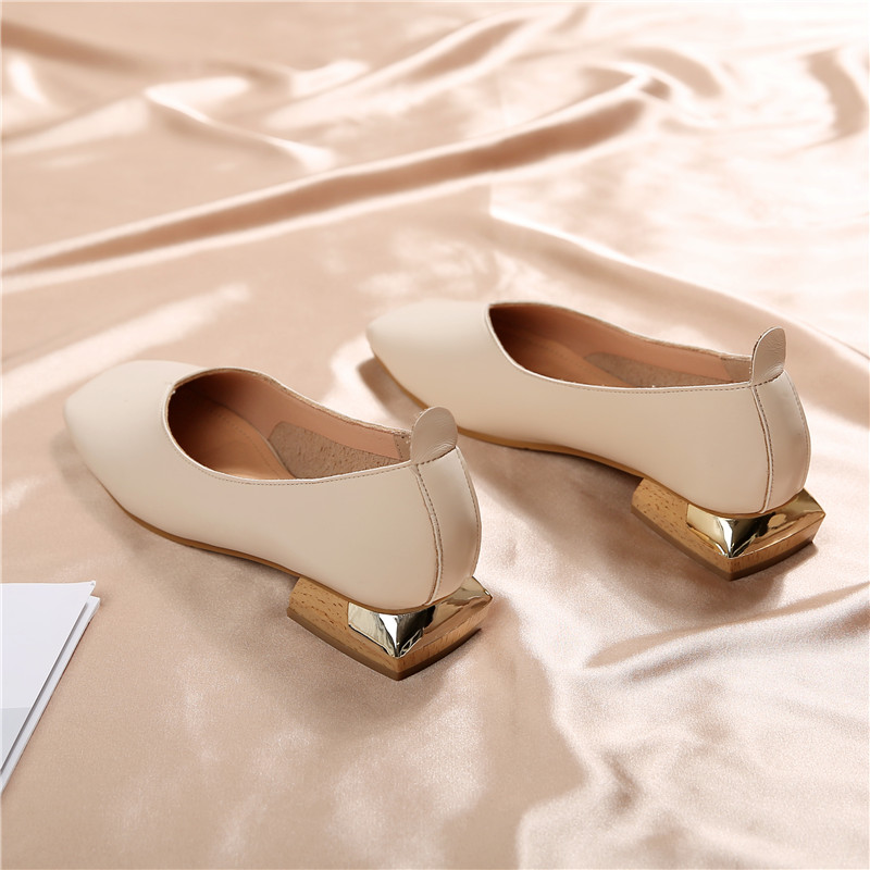 (Clearance price 78 yuan) women's shoes spring and autumn single shoes women's flat shoes new spring beanie shoes a pedal grandma shoes