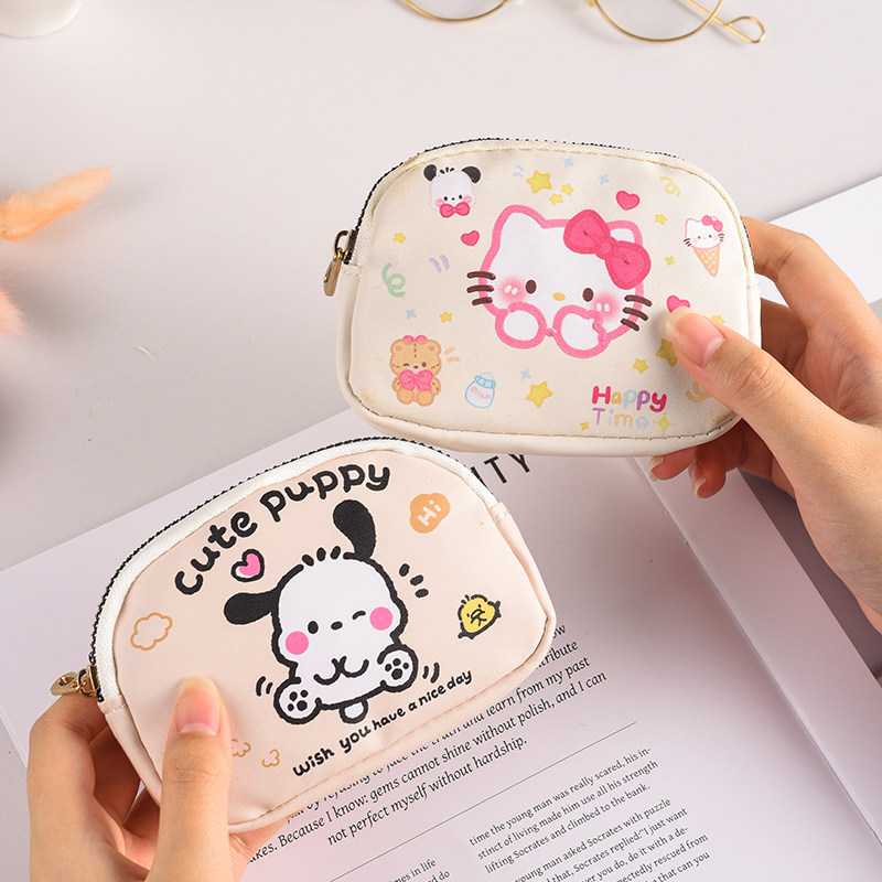 Cute Coin Purse Student Key Bag Children's Mini Storage Bag Coin Bag Money Bag Large Capacity Multi-Functional Wallet