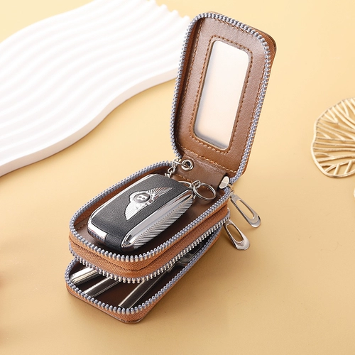 Ключница, вместительные и большые ключи от машины, универсальная сумка-органайзер, защитный чехол, 2025 года, новая коллекция, из натуральной кожи