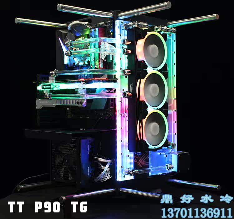 Tripod water cooling TT P90 TG Host shell Water cooling scheme door-to-door installation