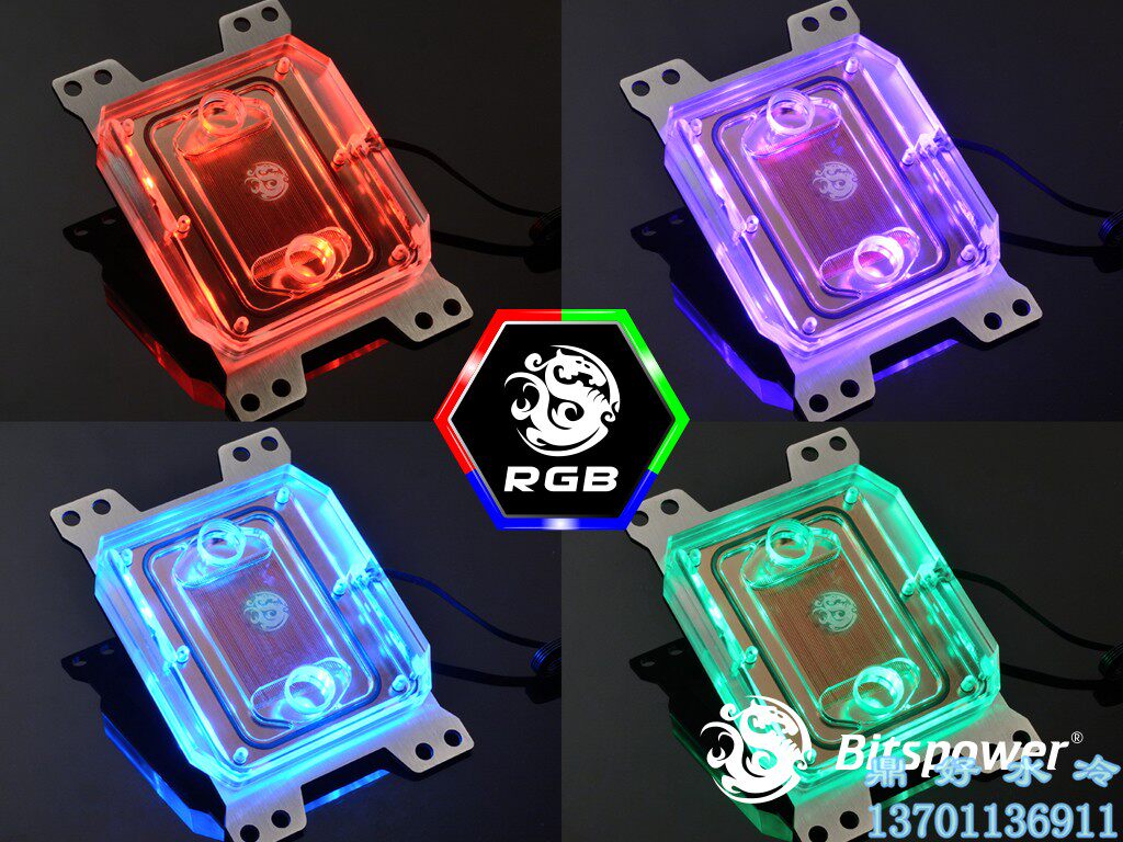 Tripod good water cooled BP AMD X399 water cooled head