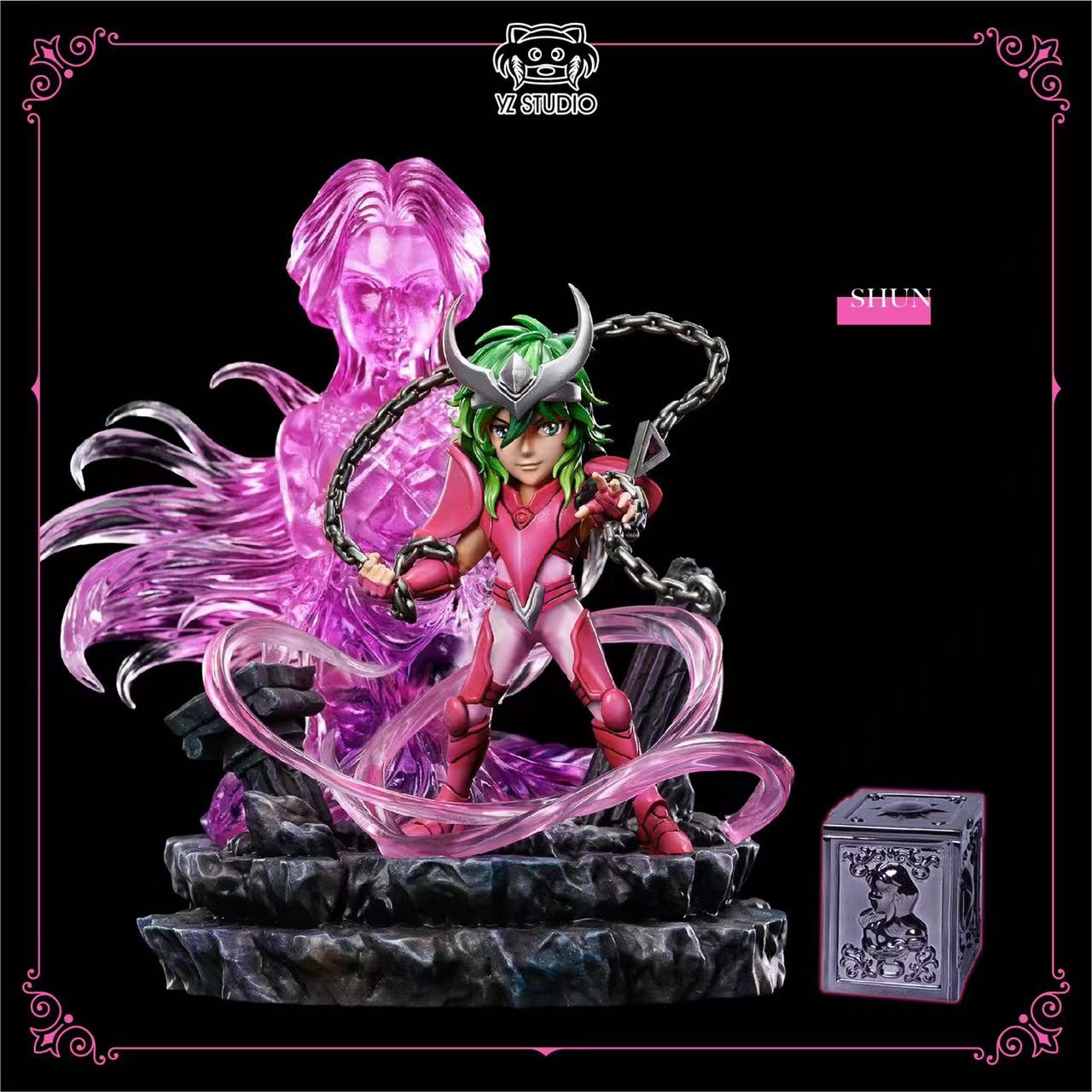 Scheduled YZ Holy Gladiator Bronze Five Little Strong Empathy Final Andromeda Transient GK Statue Limited Model