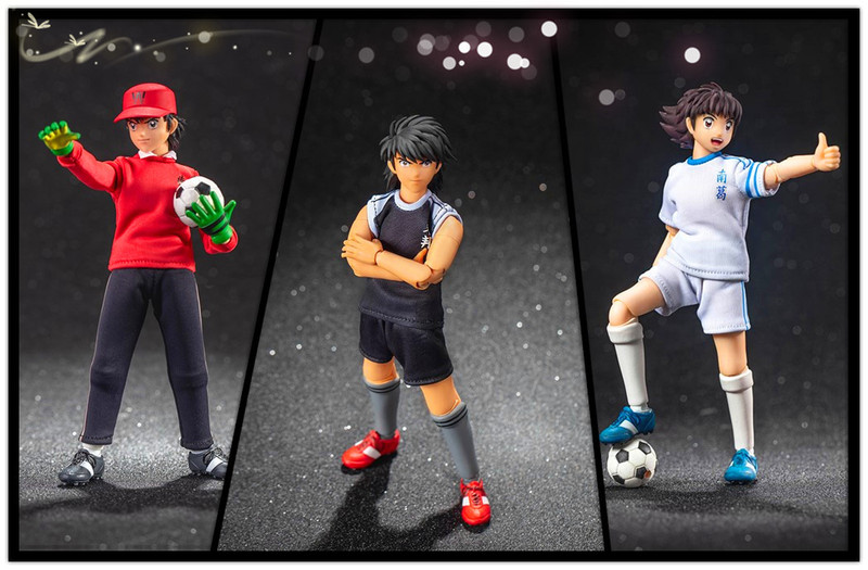In-Stock Gt Great Saint Model 942Toy Football Player Tsubasa Kirishima, Rokumori Genma, Shunsuke Shima, Hikoshiro Matsuyama, Ito Ichiro