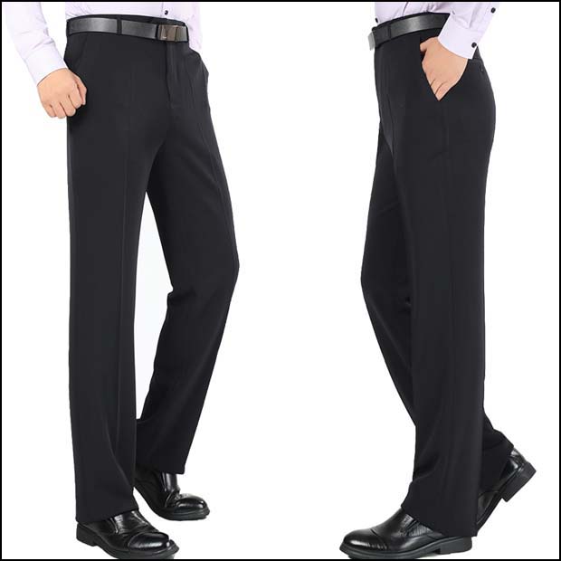 2018 quần mới thẳng nam mùa thu đông dày buông thả trung niên kinh doanh miễn phí hot size lớn quần âu phù hợp với quần quần vải nam đẹp