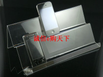 Double-layer acrylic mobile phone bracket 30cm long mobile phone bracket double-layer long frame two-layer widescreen digital display rack
