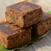 Earth brown sugar farmhouse brown sugar cane sugar cane handmade old brown sugar powder 500g bag ancient method Brown Sugar Moon black sugar block