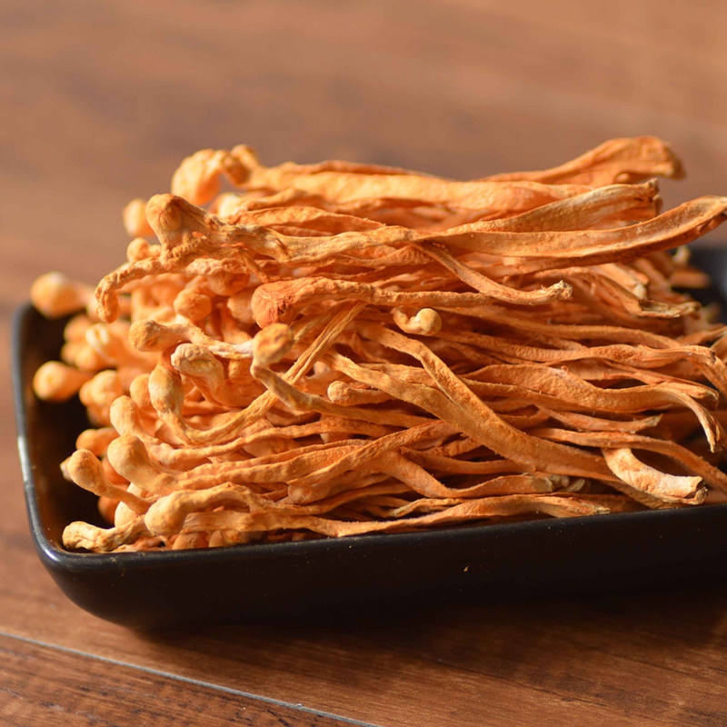 Cordyceps flower Dry goods Cordyceps militaris Golden Cordyceps can be paired with bamboo fungus, Hericium, wolfberry and gorgon soup 100g