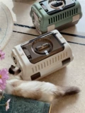 Lipkle Pet Air Box Care Cage и держите коробку для маленькой собачьей кошки из портативной космической кошки сумки для кошки