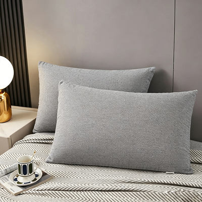 Pillow core, one home cervical vertebrae protection and sleep aid feather velvet pillow, hotel adult pillow core, student dormitory whole head