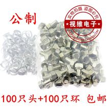 With aluminum ring cable TV Connector extension metric 75-5F head cable splitter amplifier