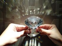 Crystal Super Diamond Ring Diamond big ring Tanabata Valentines Day wedding props wedding proposal 80 big diamond ring