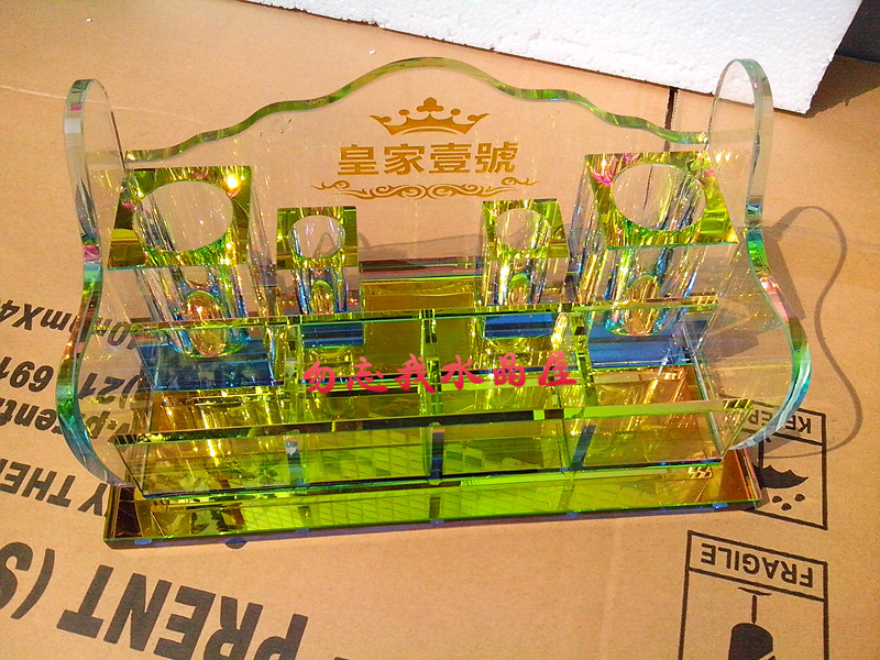 High-end KTV bar special crystal microphone holder crystal mobile phone holder crystal microphone holder microphone holder wheat seat