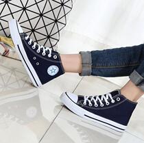 2019 New low-top canvas shoes Korean student shoes Net red casual board shoes Joker black cloth shoes for men and women trend shoes