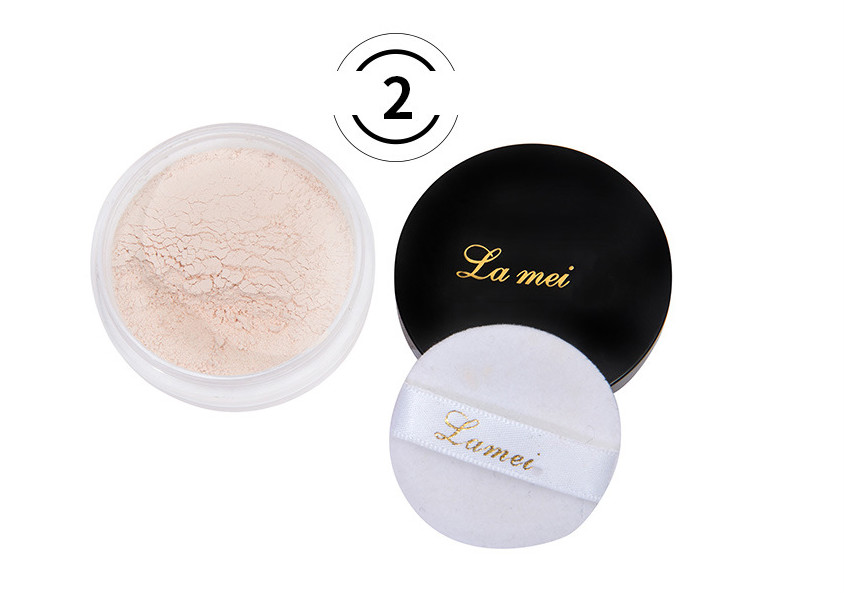 Bright Yan sửa chữa công suất phấn trang điểm bột lỏng 15g kiểm soát dầu che khuyết điểm mạnh mẽ bột trắng phấn bột mật ong làm mới kiểm soát dầu phấn nền maybelline