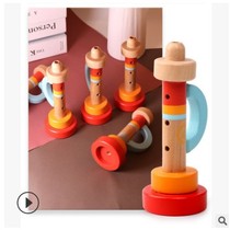 Wooden Children Trumpet Orf Musical Instruments Home Teaching Toys Gifts Infant Parenting Interactions Early Education Puzzle