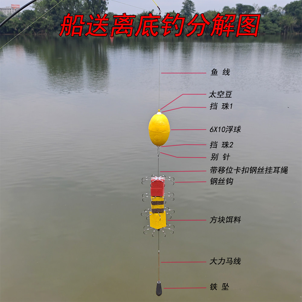 25年必买!打窝船送反离底钓鲢鳙线组配重铅钓鱼海杆抛竿方块饵料套装配件全解析-垂钓小配件-淘宝好物网