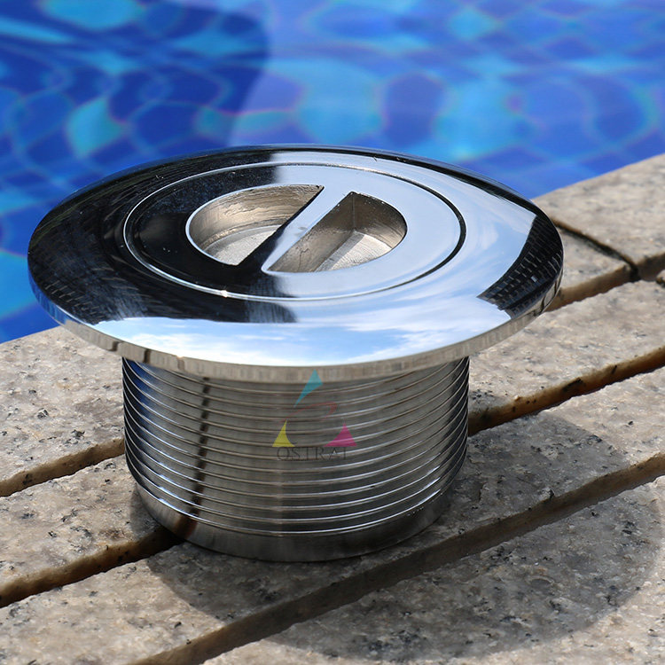 Swimming pool stainless steel suction port SP-1022 suction and dirt swimming pool accessories Indoor swimming swimming equipment