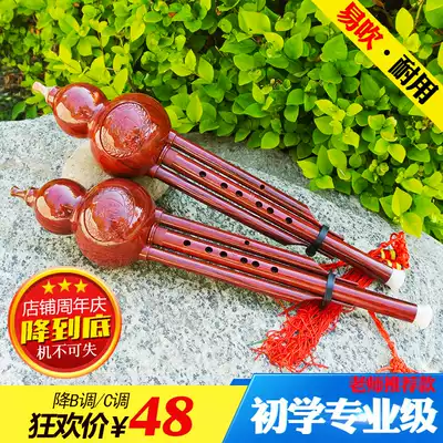 Cucurbita musical instrument B- flat C tuning anti-fall gourd silk beginner beginner adult zero basic children student Bakelite
