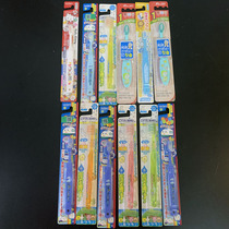 Japan South Korea Germany imported childrens toothbrush Baby training toothbrush anti-tooth decay color pattern random