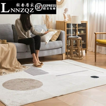 Nordic carpet living room carpet modern minimalist coffee table carpet bedroom thickened home bedside blanket can be customized floor mat