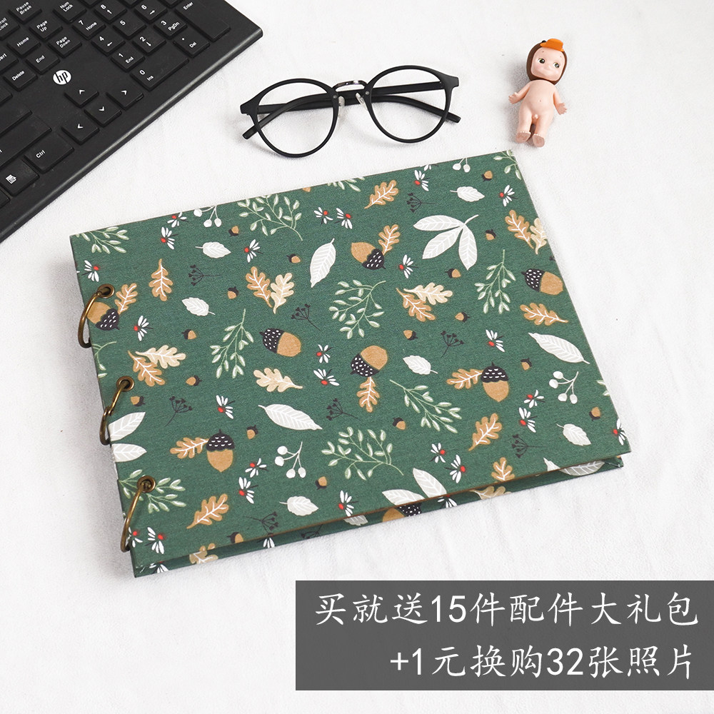 Namka Original Green Forest Photo DIY Handmade Couple Love Memorial in Red Birthday Gift Accessories