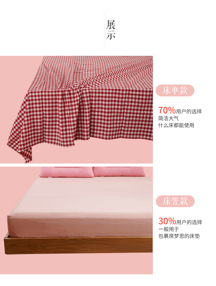 Sản phẩm tốt giặt bông giường nệm bông trải giường Simmons đặt 1,2m1,5m1,8m ga trải giường đơn miếng - Trang bị Covers Mẫu ga phủ giường