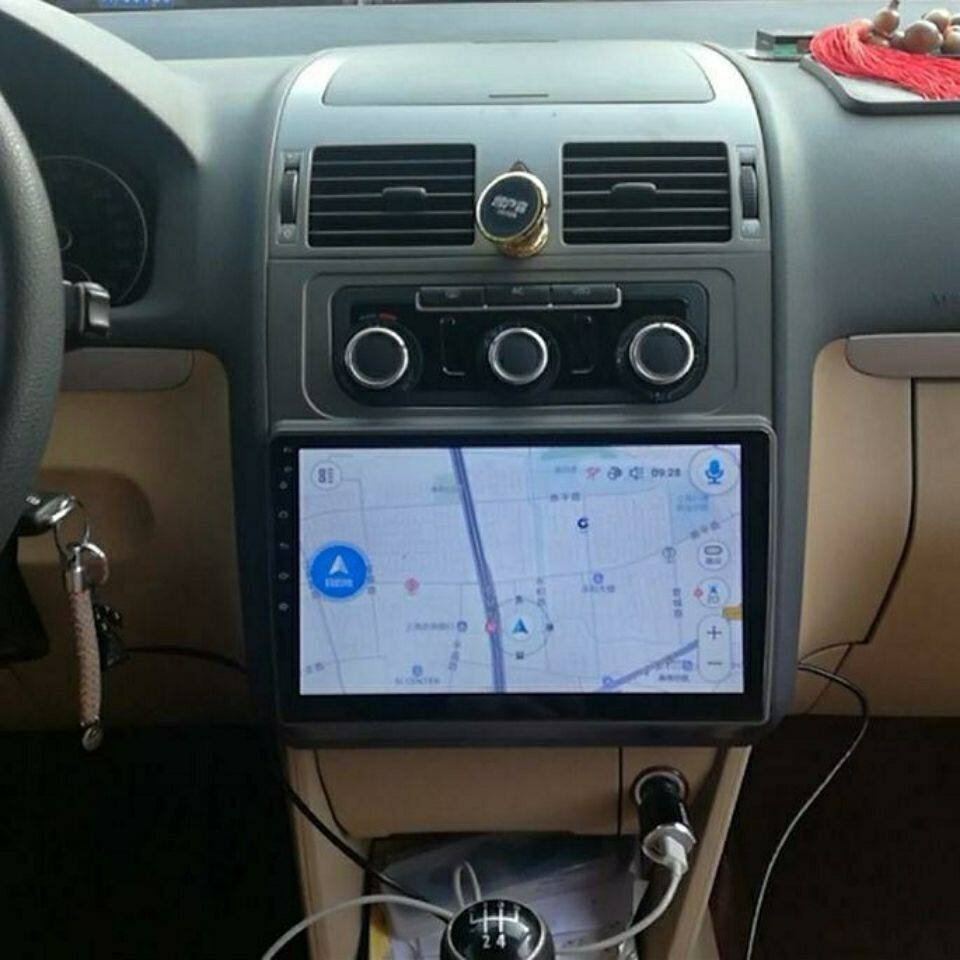 09 10 11 12 13 14 Fos Touran Android Smart Large Screen Navigation System AutoNavi Bluetooth