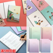 Korean pinkfoot Study Habits Cornell Notebook English Exercise Book Essay Notebook