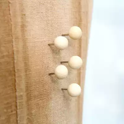 thehaki Korean creative ball stud wooden photo decoration pushpin long pushpin cute pushpin 10 entry